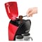 Black+Decker Coffee Maker DCM48-B5 450W With Two Coffee Mugs And Measuring Spoon Set Red