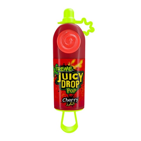 Bazooka Xtreme Juicy Drop Pop Cherry Flavour 26g