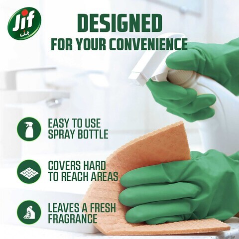 Jif Ultra Fast Cleaner Spray Removes Tough Dirt &amp; Stains Everywhere Fast &amp; Easy Clean Just In 10 Seconds 500ml