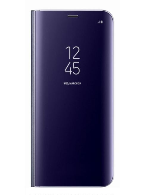 Generic - Clear View Stand Flip Case Cover For Samsung Galaxy S8 Plus Purple