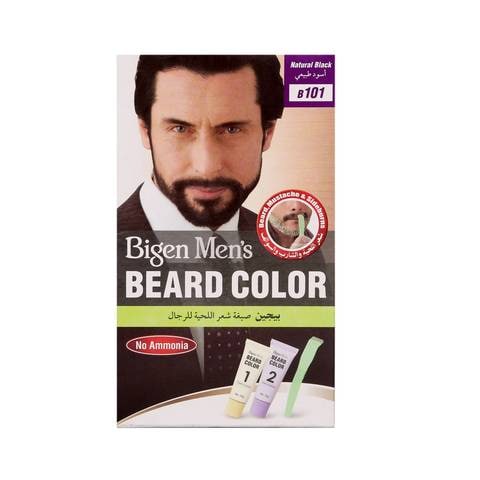 Bigen Men&#39;s Beard Color Natural Black B101