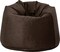 Luxe Decora Soft Suede Velvet Bean Bag Cover Only (Medium, Brown)