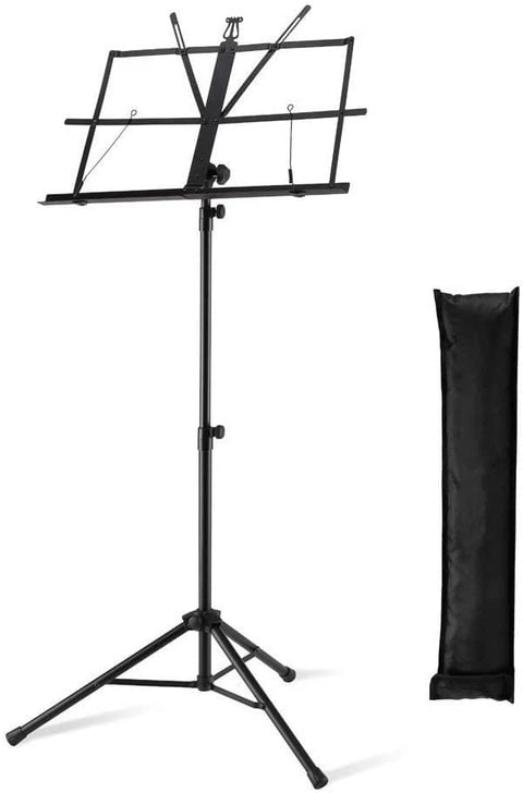 Buy Mike Music Folding Sheet Music Stand, Professional Portable Stand For Sheet  Music, Adjustable Music Holder With Carrying Bag, Lightweight Highly  Portable (Folding Sheet Music Stand 20, Pack, Black) Online - Shop