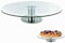 Glass Turntable Kitchen Organizer - Organization for Pantry,Countertop, Shelf, Table, Vanity, Bathroom - 35CM, Clear
