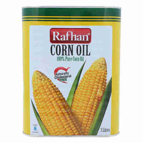 Rafhan 100 Percent Pure Corn Oil 3 lt