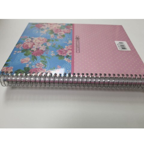Ambar Boho Chick Printed A4 Spiral Bound Hard Cover Notebook Multicolour Pack of 2