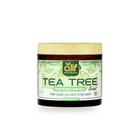 Alif Naturals Tea Tree Face &amp; Body Scrub With Tea Tree Oil For Men &amp; Women, Deep Cleansing &amp; Gentle Exfoliation, Removes Tan, Dead Cells, Anti Acne, All Skin Types, 100ml