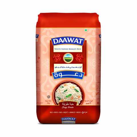 Daawat White Indian Basmati Rice 2kg