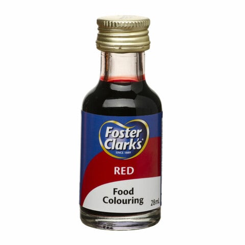 Buy Foster Clarks Red Food Colour 28ml in Saudi Arabia