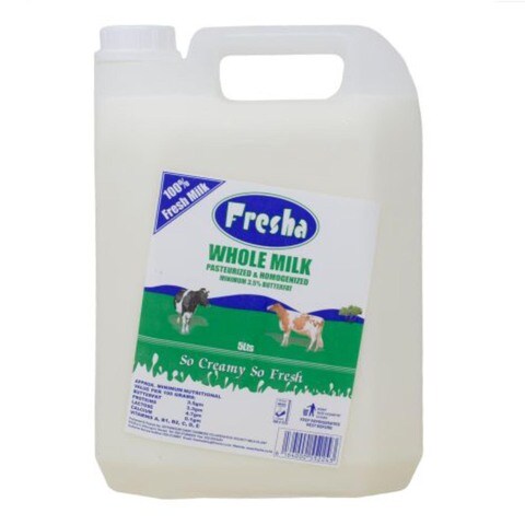 Buy Fresha Fresh Whole Milk 5L Online - Carrefour Kenya