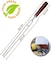 Grilling Needles Steel Skewers, U Shape Toasting Fork, Re-usable BBQ Roasting Stick with Wooden Handle for Shish Kebab (3 Pcs)