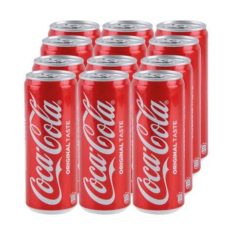 Buy Coca Cola 355ml× 12 Online  Shop Beverages on Carrefour Saudi Arabia