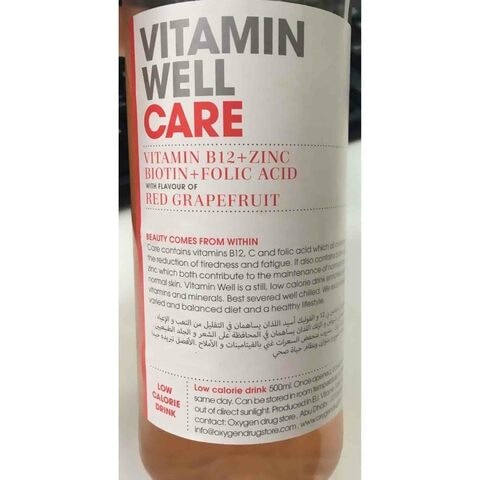 Vitamin Well Care Red Grapefruit Drink 500ml