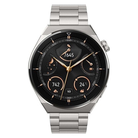 Buy Huawei GT3 Pro Odin Classic Smartwatch Silver 46mm Online - Shop  Smartphones, Tablets & Wearables on Carrefour UAE