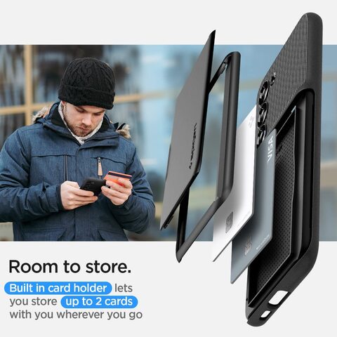 Spigen Slim Armor CS designed for Samsung Galaxy S23 PLUS case cover (2023) - Black
