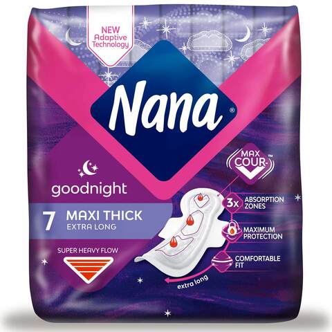 Nana Women Pads Maxi Thick Night 7 Pads
