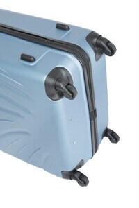 Senator Hard Case Extra Large Luggage Trolley Suitcase for Unisex ABS Lightweight Travel Bag with 4 Spinner Wheels KH115 Light Blue