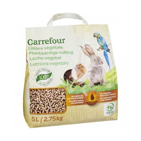 Carrefour Natural Litters Birds &amp; Rodents 5kg