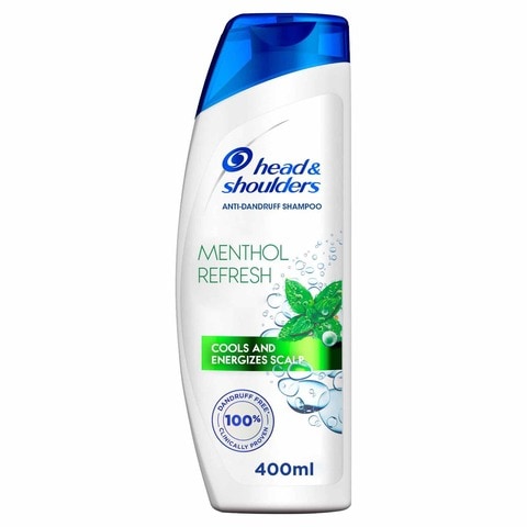 Head &amp; Shoulders Menthol Refresh Anti-Dandruff Shampoo for Itchy Scalp, 400ml