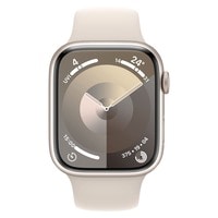 Apple Watch Series 9 GPS 45mm Starlight Aluminium Starlight Sport Band Small/Medium