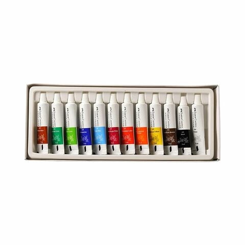 Faber-Castell Acrylic Paint Pack of 12 Assorted