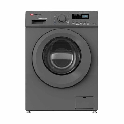 Elekta Washer EAWM-8700S Frontload 7KG Silver (Plus Extra Supplier&#39;s Delivery Charge Outside Doha)