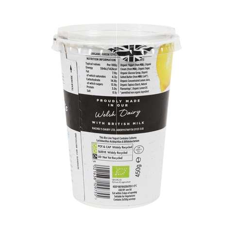 Rachels Organic Greek Lemon Yogurt 450g