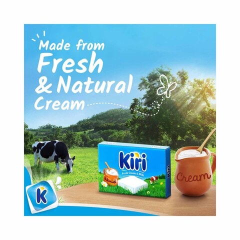 Kiri Spreadable Cream Cheese Squares 432g