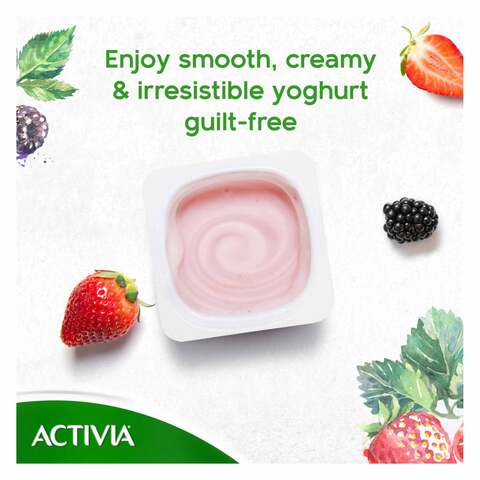 Activia Light Mixed Berries Stirred Yoghurt 120g x Pack of 8