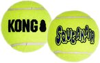 Buy Kong Squeakair Balls Dog Toy Premium Squeak Tennis Balls, Gentle On Teeth For Medium Dogs 3 Pack in UAE