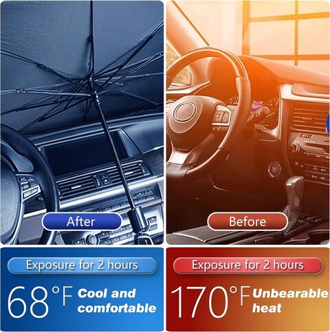 Buy Generic Car Sun Shade Windshield Front Windshield 140X75cm