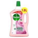 Buy Dettol 3x Power Antibacterial Floor Cleaner Rose 1.8L in UAE