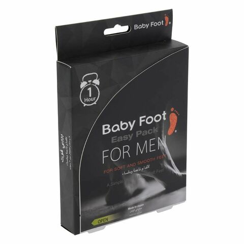 Baby Foot Easy Pack Deep Exfoliation Foot Mask Black