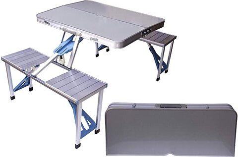 Foldable table best sale and chair set