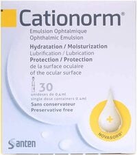Santen Cationorm Eye Drops 30 Dose