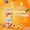 Danao Peach And Apricot Juice Drink With Milk 180ml Pack of 6