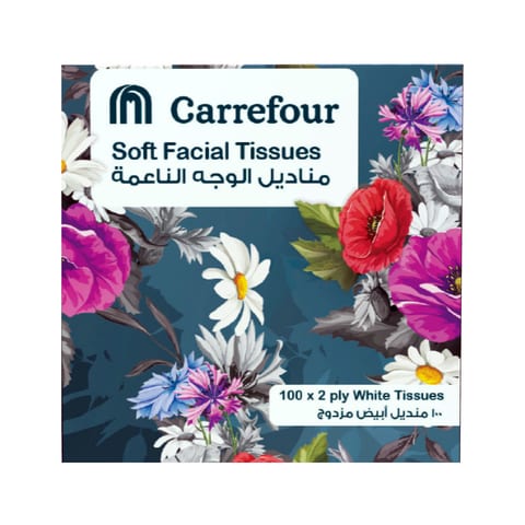 Carrefour Classic Facial Tissue 100 count