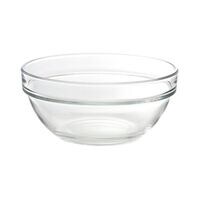 Ocean Glass Stack Bowl Clear 10cm