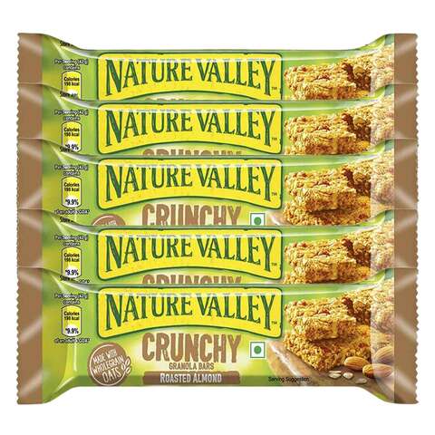 Nature Valley Crunchy Roasted Almond Granola Bar 42g x Pack of 5 price ...