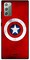 Theodor - Samsung Galaxy Note 20 Case Cover Captain American Logo Flexible Silicone Cover