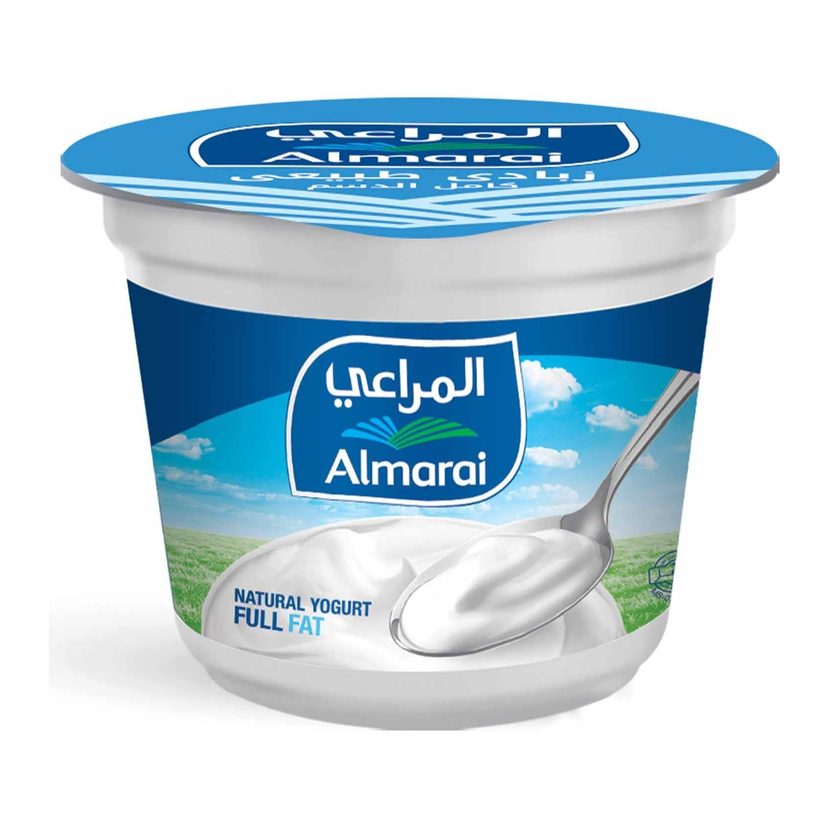 Buy ALMARAI NATURAL YOGHURT 170G Online Shop Fresh Food on Carrefour