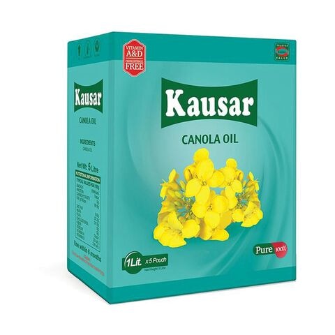 Kausar Canola Oil 1 lt (Pack of 5)