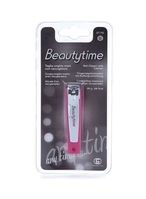 Buy Beautytime - Nail Clipper With Catcher Silver in UAE