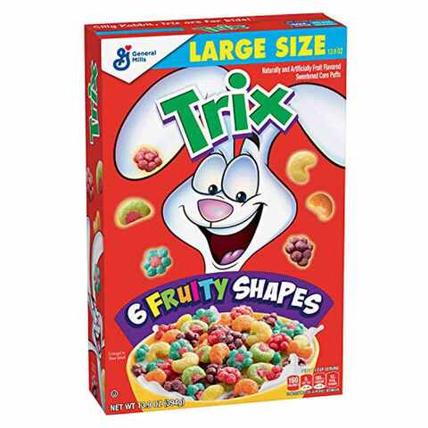 General Mills Trix 6 Fruity Shapes Cereal 394g