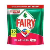 Fairy Platinum Plus Automatic Dishwasher Tablets Lemon Scent 30 Capsules