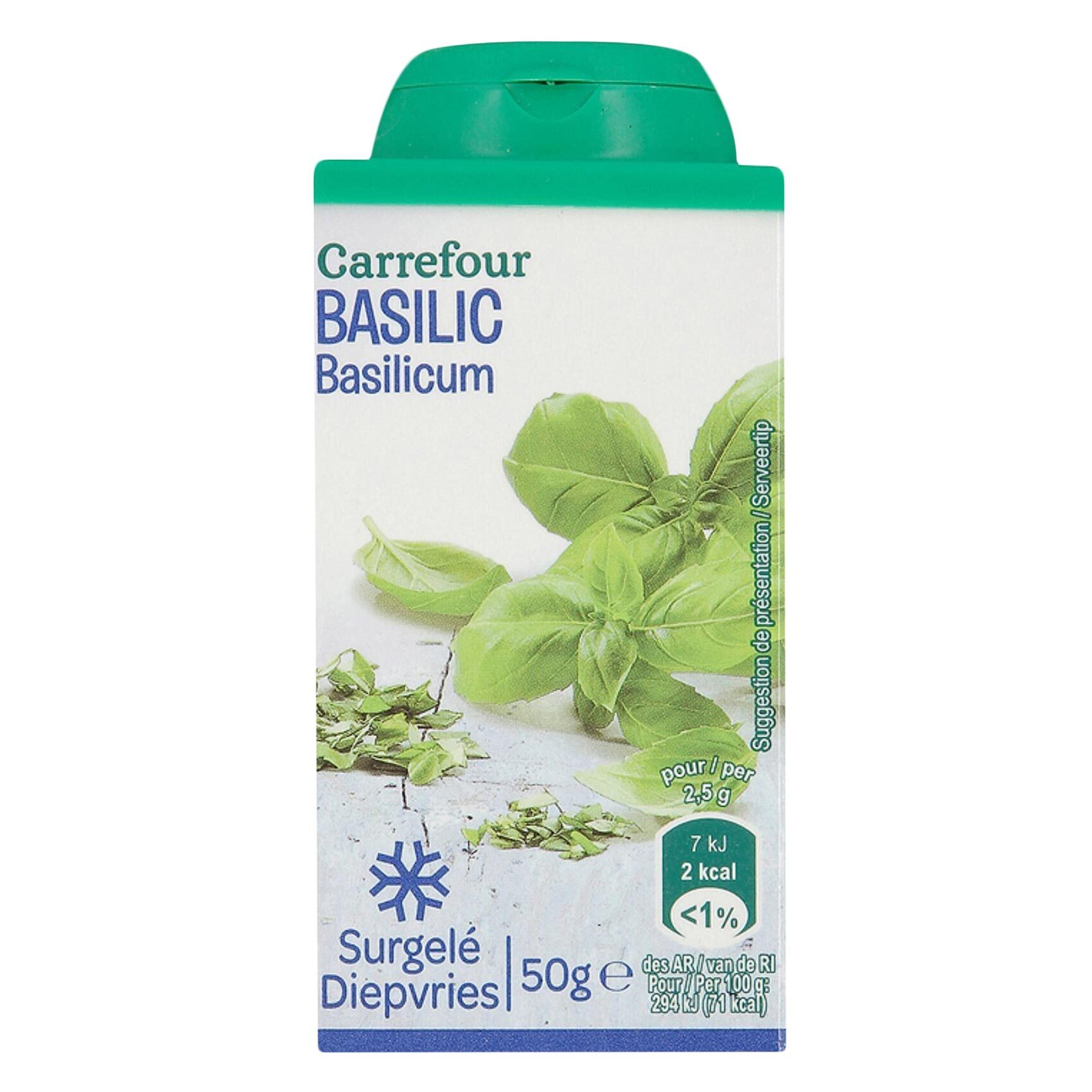 Buy Carrefour Frozen Basil Herbs 50g Online Carrefour Kenya