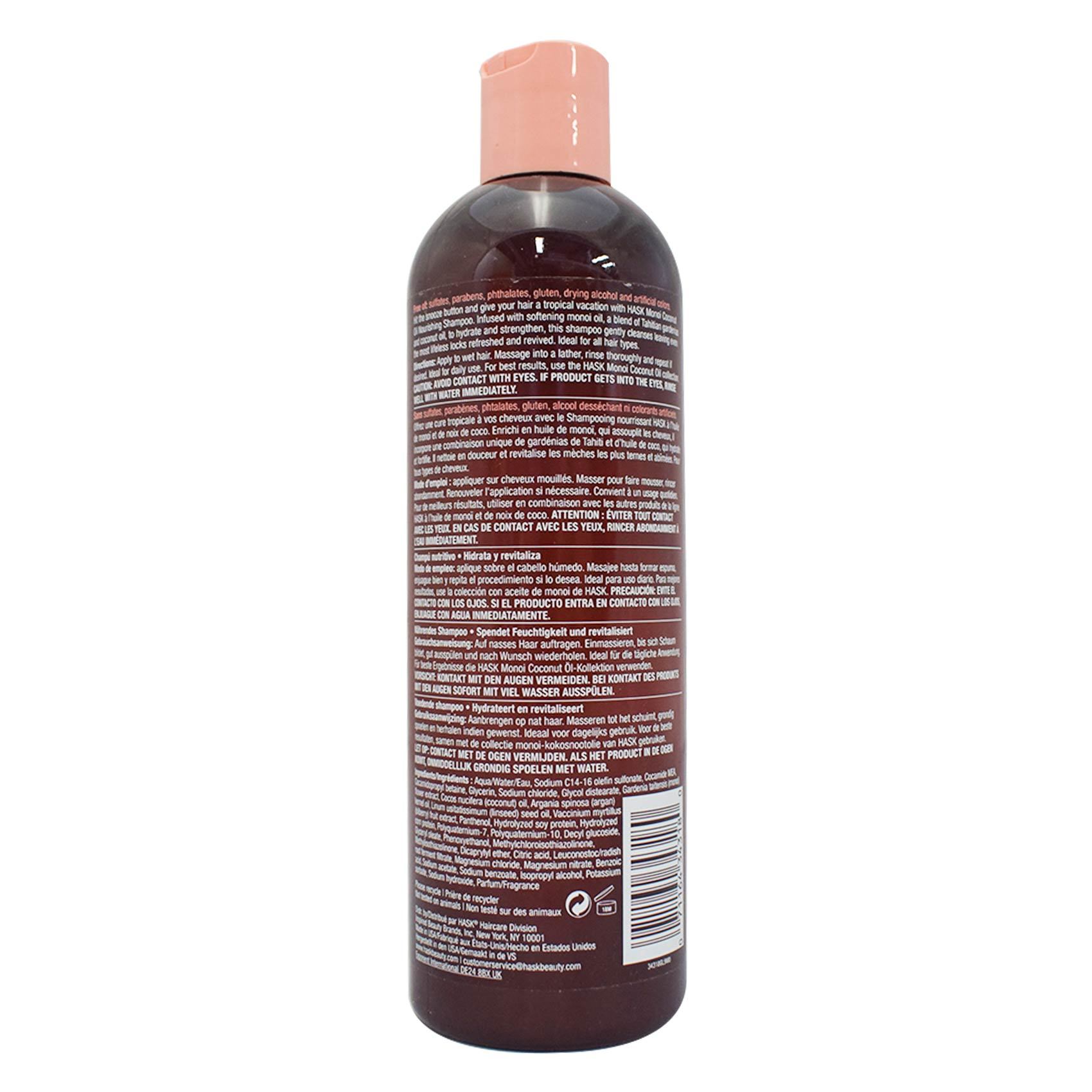 Buy Hask Coconut Oil Nourishing Shampoo 355ml Online Shop Beauty
