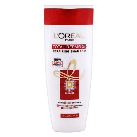 L&#39;Oreal Total Repair 5 Repairing Nourishing Shampoo With Conditioner White 175ML