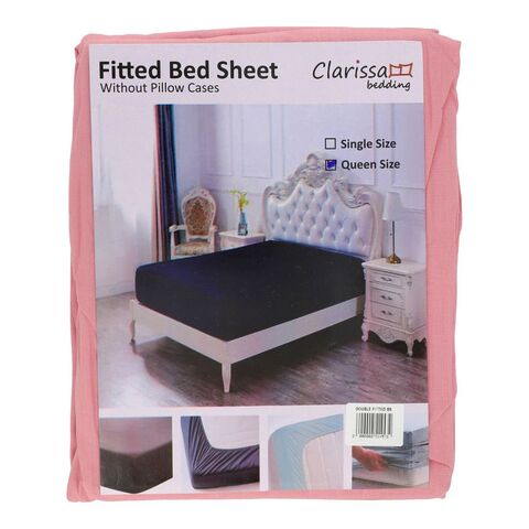 Clarissa Bedding Queen Size Fitted Bed Sheet Without Pillow Cases