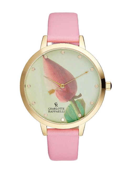 Buy Charlotte Raffaelli Analog Genuine Leather Band Watch for
